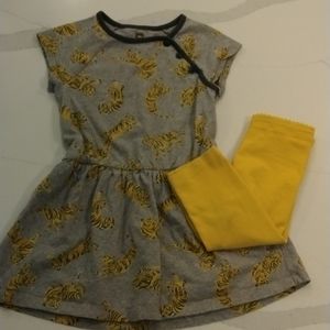 🐅Size 3 Tea tiger dress and cropped leggings🐅🐅